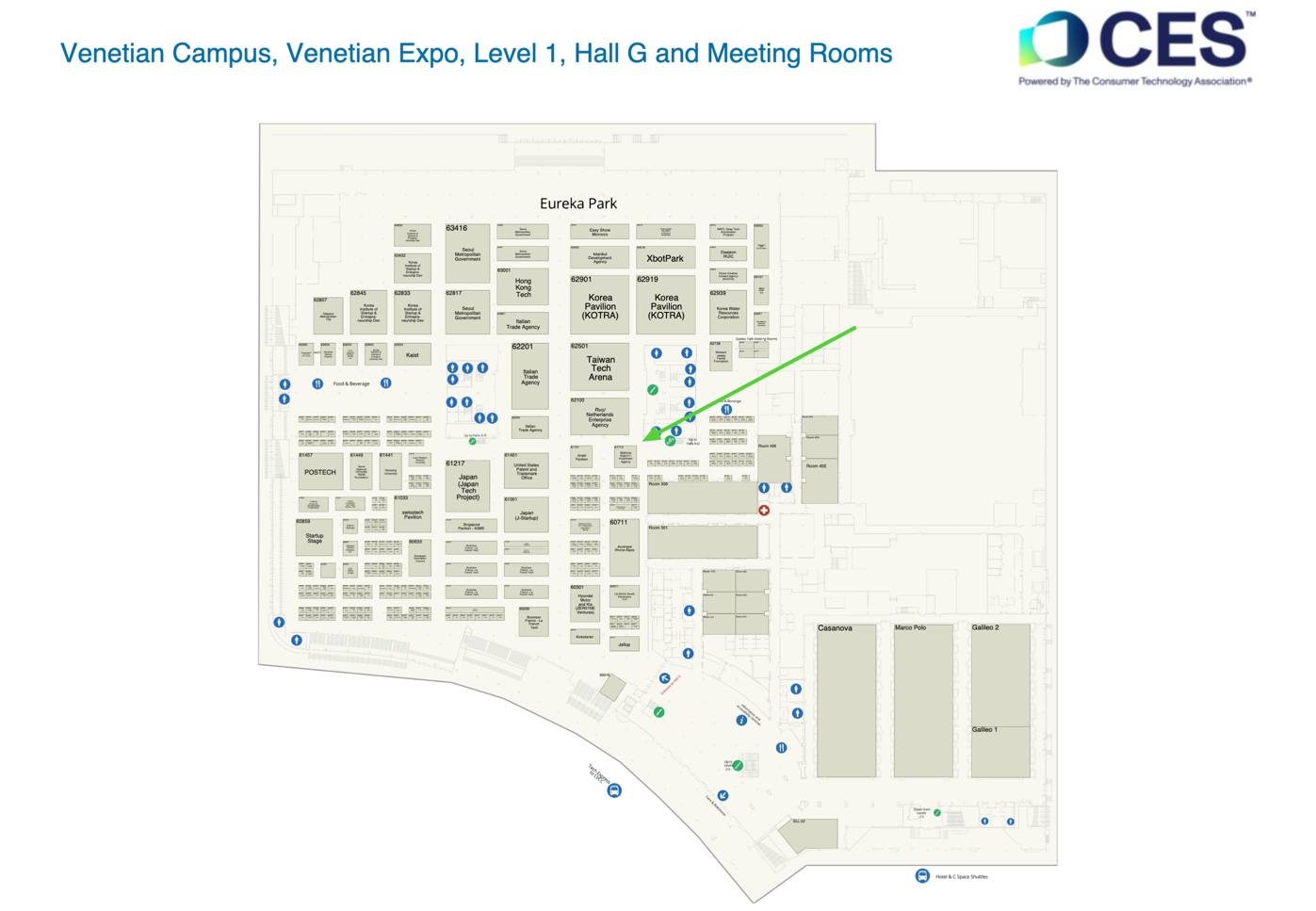 GEME CES 2025, Venetian Campus, Venetian Expo, Level 1, Hall G, Eureka Park, 61713